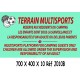 PANNEAU TERRAIN MULTISPORTS 2L- 700 X 400 X 10