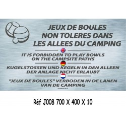 PANNEAU BOULES ALLÉES 4L - 700 X 400 X 10