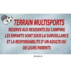 PANNEAU TERRAIN MULTISPORTS  - 700 X 400 X 10